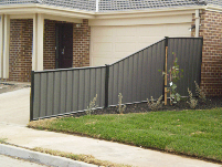 Colorbond steel fencing